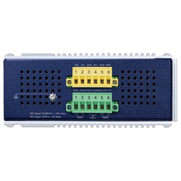Planet TSN-900-2T2S průmyslový TSN media konvertor, 2x1Gb, 2x2.5Gb SFP,  1x RJ45-to-RS232, RING, 1588PTP, -40~75°C