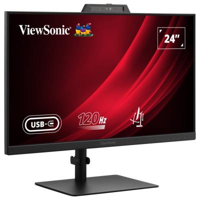 ViewSonic VG2441V '24" 16:9 1920 x 1080 FHD SuperClear® IPS , 120Hz, HDMI, DP, Webcam, mikrofon, USB, Speakers