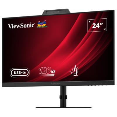 ViewSonic VG2441V '24" 16:9 1920 x 1080 FHD SuperClear® IPS , 120Hz, HDMI, DP, Webcam, mikrofon, USB, Speakers