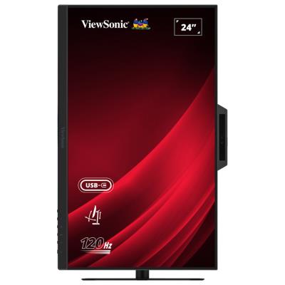 ViewSonic VG2441V '24" 16:9 1920 x 1080 FHD SuperClear® IPS , 120Hz, HDMI, DP, Webcam, mikrofon, USB, Speakers