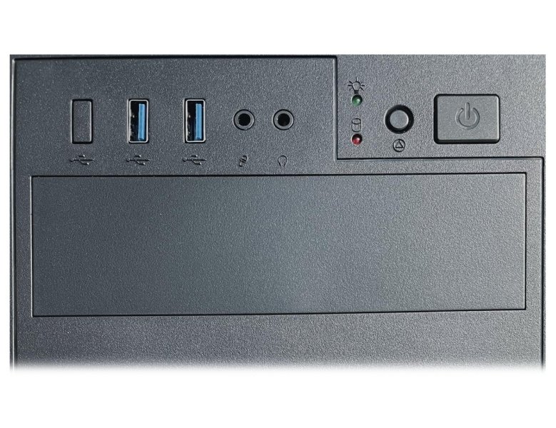 EUROCASE MidT ML M6-505B / mATX / bez zdroje / 2x USB 3.0 / černá