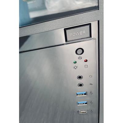 EUROCASE MidT ML M6-590B / mATX / bez zdroje / 2x USB 3.0 / USB-C / černá