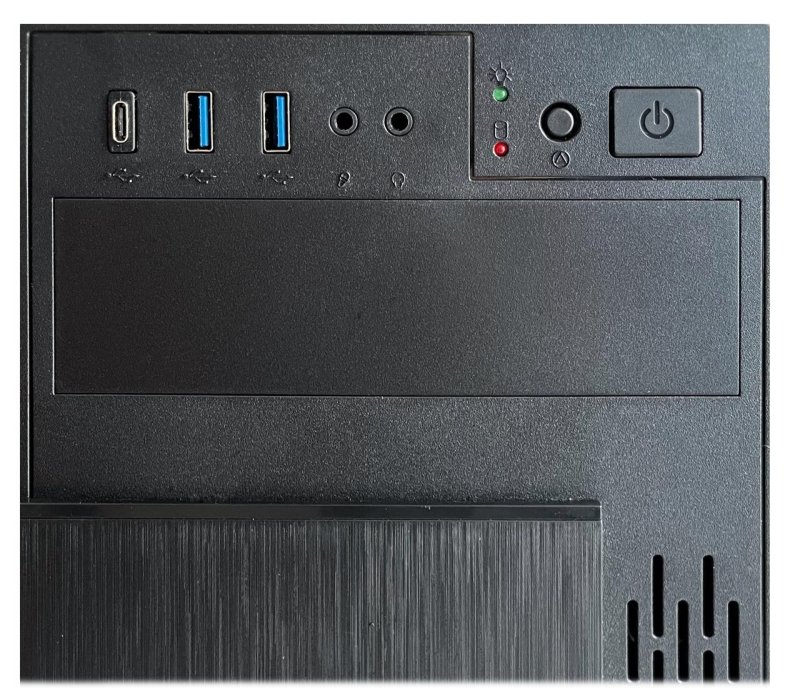 EUROCASE MidT ML M6-505B / mATX / bez zdroje / 2x USB 3.0 / USB-C / černá