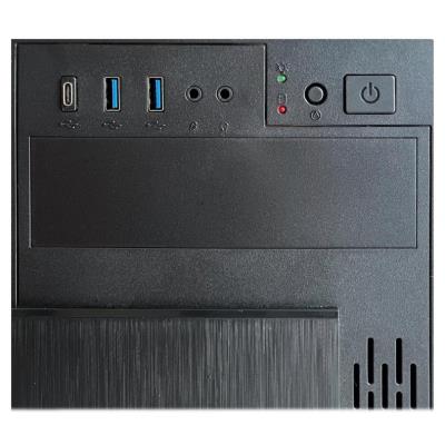 EUROCASE MidT ML M6-505B / mATX / bez zdroje / 2x USB 3.0 / USB-C / černá