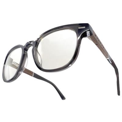 GUNNAR kancelářske/herní brýle  TIOGA GRAY CRYSTAL/WALNUT čirá skla-PRO MINERAL BLF 35 GUNNAR focus