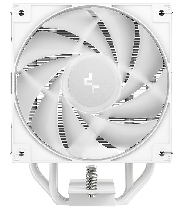 DEEPCOOL chladič AG400 ARGB V2 / 120mm fan ARGB / 4x heatpipes / PWM / pro Intel i AMD / bílý