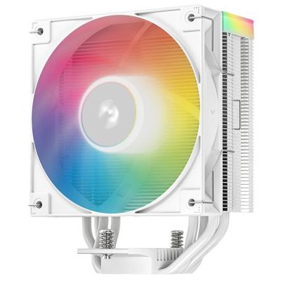 DEEPCOOL chladič AG400 ARGB V2 / 120mm fan ARGB / 4x heatpipes / PWM / pro Intel i AMD / bílý
