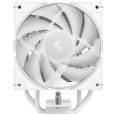 DEEPCOOL chladič AG400 ARGB V2 / 120mm fan ARGB / 4x heatpipes / PWM / pro Intel i AMD / bílý