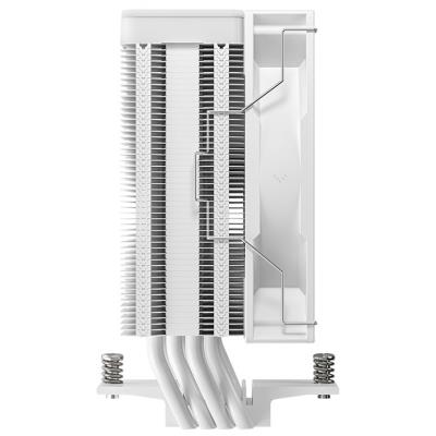DEEPCOOL chladič AG400 ARGB V2 / 120mm fan ARGB / 4x heatpipes / PWM / pro Intel i AMD / bílý