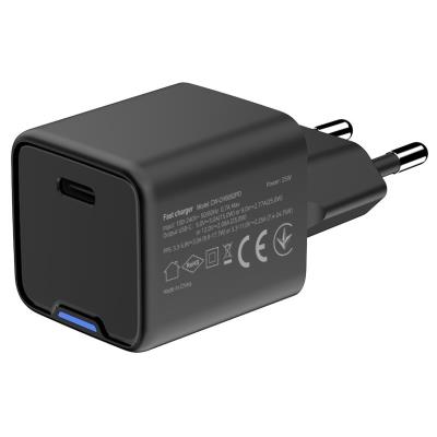 COLORWAY 1x USB-C/ síťová nabíječka/ GaN/ PD/ PPS/ 25W/ Černá