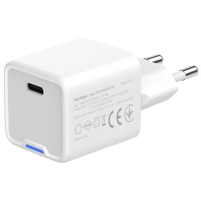 COLORWAY 1x USB-C/ síťová nabíječka/ GaN/ PD/ PPS/ 25W/ Včetně 100cm kabelu/ Bílá