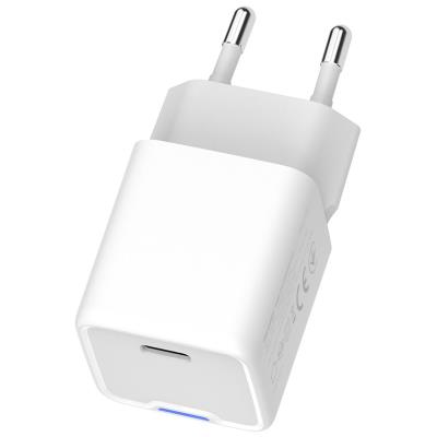 COLORWAY 1x USB-C/ síťová nabíječka/ GaN/ PD/ PPS/ 25W/ Včetně 100cm kabelu/ Bílá