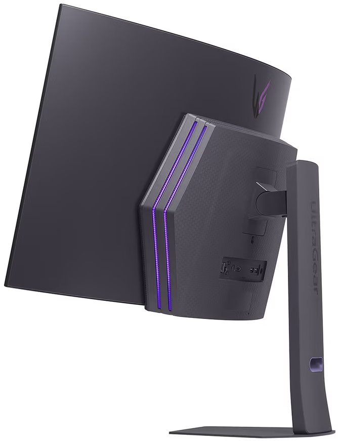 LG monitor zakřivený 45GX90SA-B 44,5 " OLED/3440x1440/21:9/275cd/m2/240 HZ/0,03ms/ DP/HDMI/USB-C/LAN/7Wx2/výškově stav.