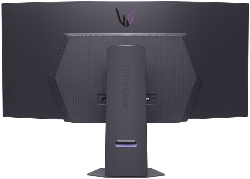 LG monitor zakřivený 45GX90SA-B 44,5 " OLED/3440x1440/21:9/275cd/m2/240 HZ/0,03ms/ DP/HDMI/USB-C/LAN/7Wx2/výškově stav.