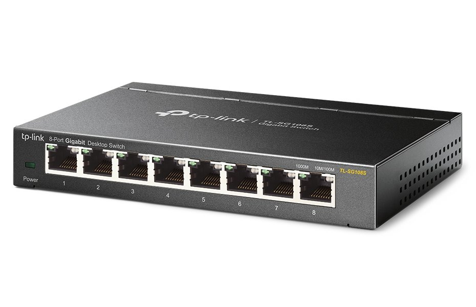 ROZBALENÉ - TP-Link TL-SG108S 8portový gigabitový switch