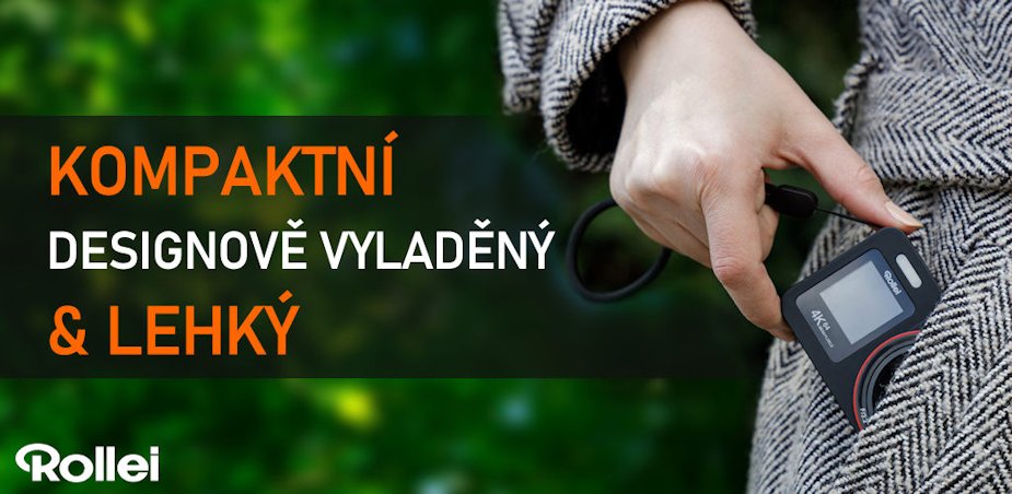 Rollei Compactline 64 Dual Screen/ 64 MPix/ 18x digital zoom/ 2,8 a 1,4" LCD/ 4K video/ Černý