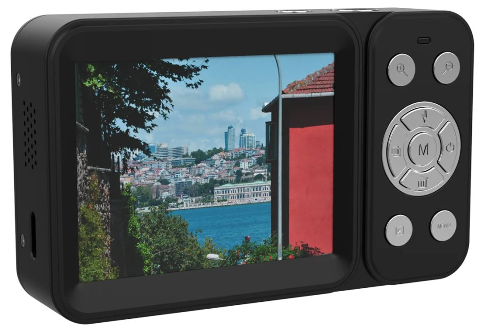 Rollei Compactline 64 Dual Screen/ 64 MPix/ 18x digital zoom/ 2,8 a 1,4" LCD/ 4K video/ Černý