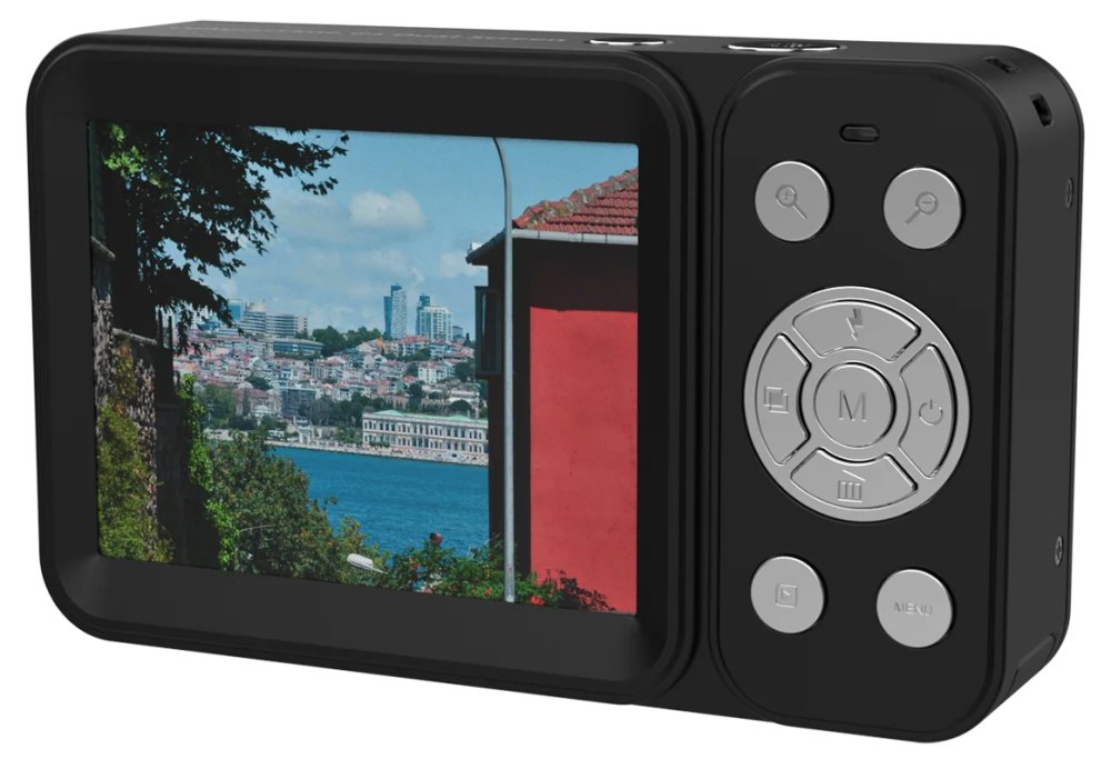 Rollei Compactline 64 Dual Screen/ 64 MPix/ 18x digital zoom/ 2,8 a 1,4" LCD/ 4K video/ Černý