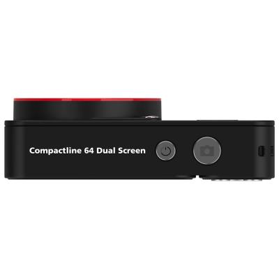 Rollei Compactline 64 Dual Screen/ 64 MPix/ 18x digital zoom/ 2,8 a 1,4" LCD/ 4K video/ Černý