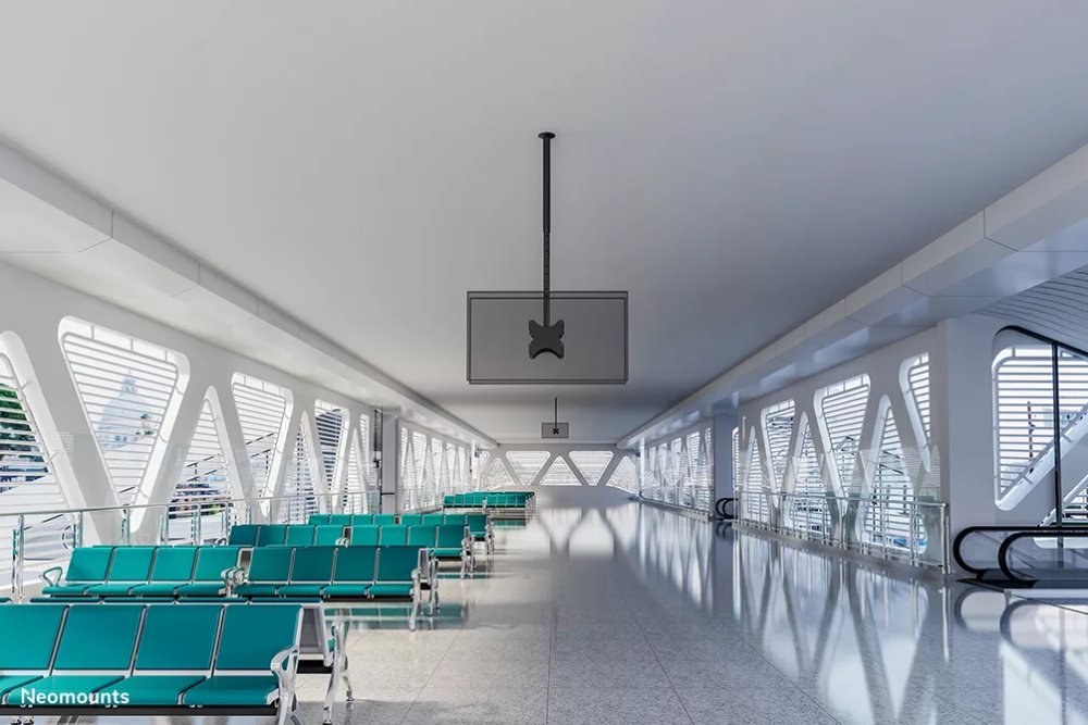 Neomounts CL35-340BL22  Back-to-Back Screen Ceiling Mount (Height: 106-156 cm)