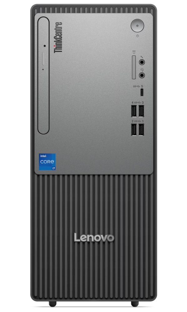 Lenovo Neo 50t Gen 5/ TWR/ i3-14100/ 8GB DDR5/ 512GB SSD/ Intel Graphics/ DVD-RW/ bez OS/ kbd+myš