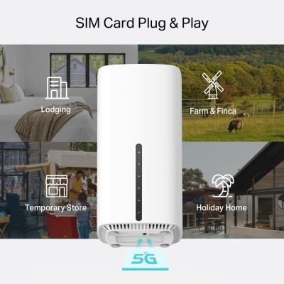 TP-Link Archer NX500 5G AX3000 Router, 1x GWAN, 2x GLAN, 1x slot SIM, EasyMesh