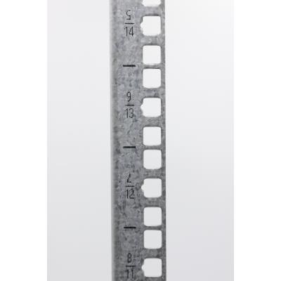 XtendLan Vertikální montážní lišta Telco 18U, pro servery šíře 480mm, stříbrná