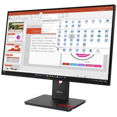 Lenovo T27-40/ 27" IPS/ 1920x1080/ 16:9/ 300cd/m2cmd/ 1500:1/ 4ms/ HDMI/ VGA/ DP/ USB/ PIVOT
