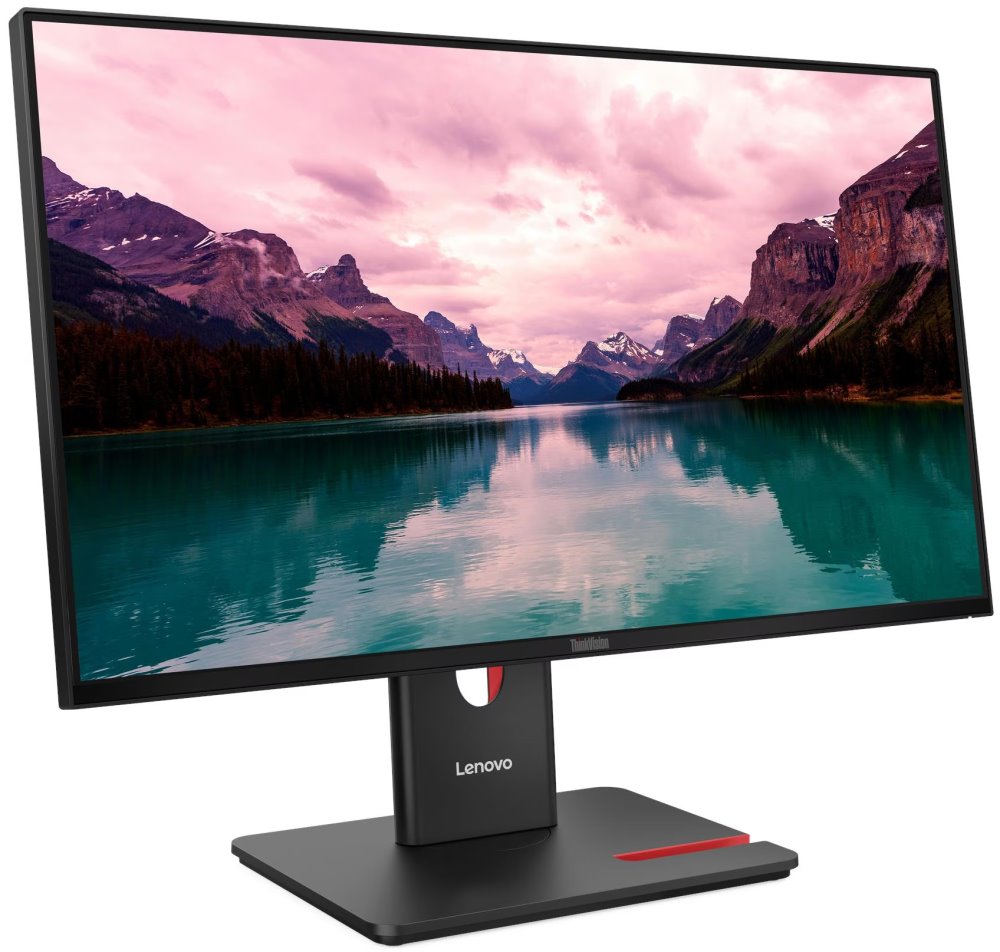 Lenovo T24-40/ 23,8" IPS/ 1920x1080/ 16:9/ 250cd/m2cmd/ 1500:1/ 4ms/ HDMI/ VGA/ DP/ USB/ PIVOT/ černý
