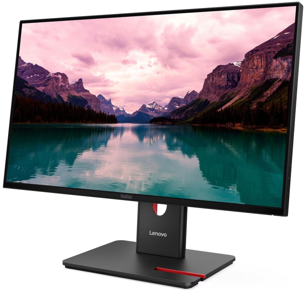 Lenovo T24-40/ 23,8" IPS/ 1920x1080/ 16:9/ 250cd/m2cmd/ 1500:1/ 4ms/ HDMI/ VGA/ DP/ USB/ PIVOT/ černý