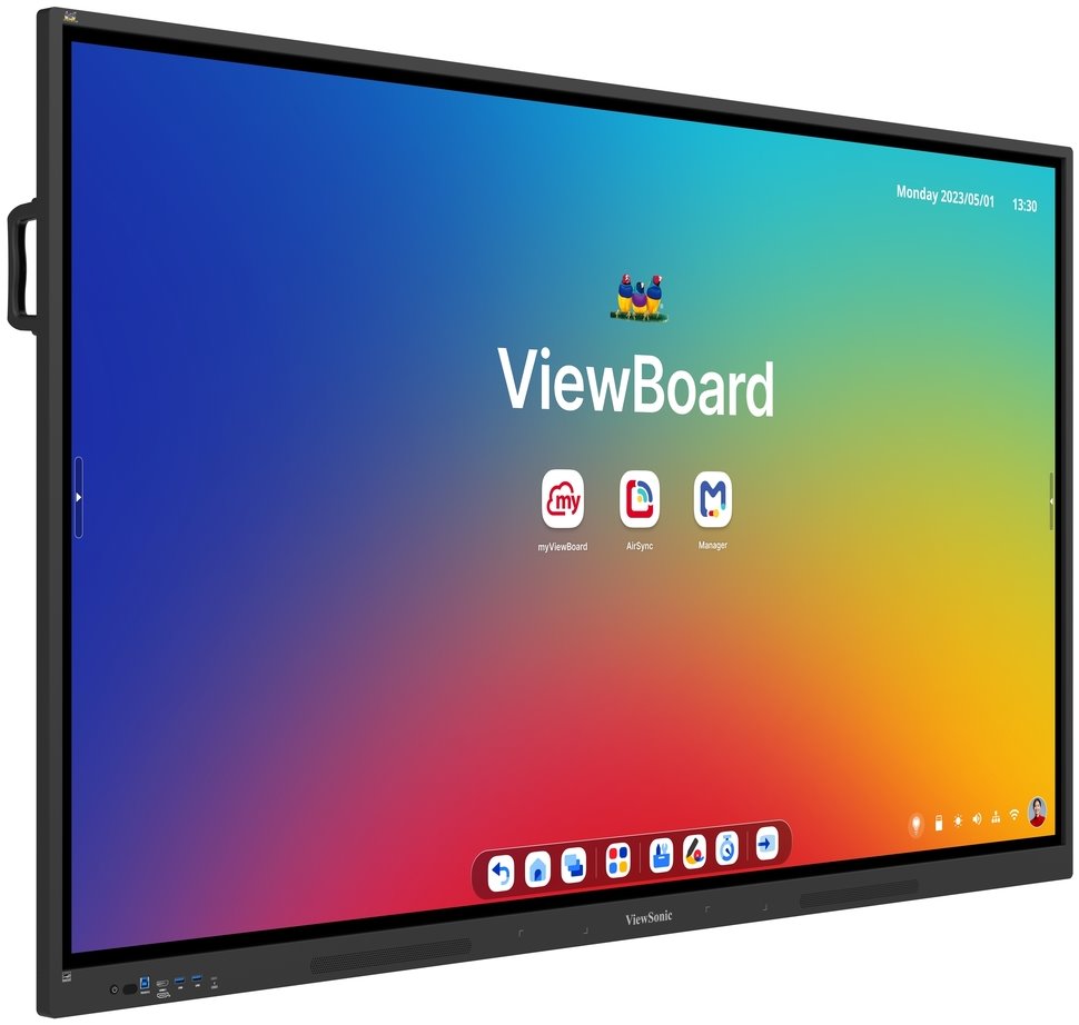 ViewSonic Multi Touch Display IFP7534 75" 40Multi touch,9H, 3840x2160, 450nits, 8G RAM/128GB,  HDMI, VGA ,DP,USB, RJ45