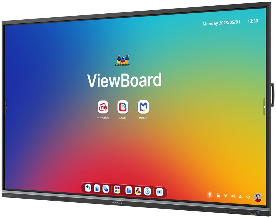 ViewSonic dotykový panel IFP9851 4K 98" Android 14 EDLA, 50 Multi touch,400nits,16G RAM/128GB,OPS slot,HDMI,VGA,DP, USB