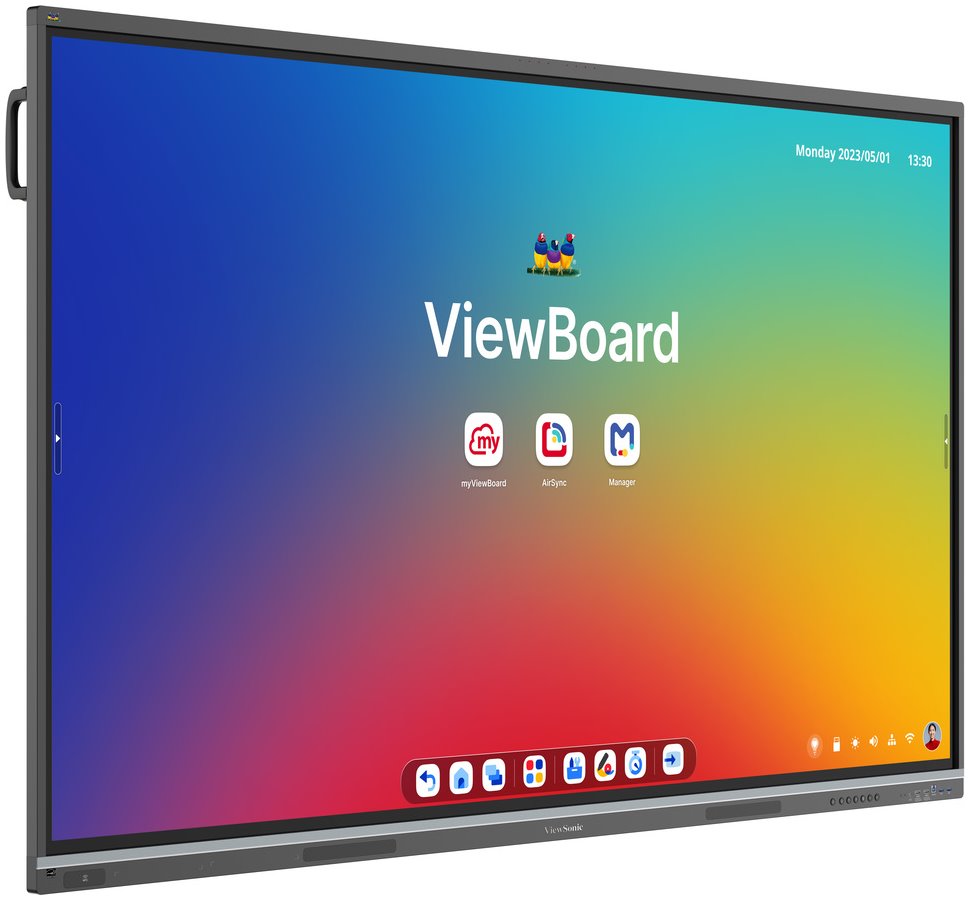 ViewSonic dotykový panel IFP8651 4K 86" Android 14 EDLA, 50 Multi touch,400nits,16G RAM/128GB,OPS slot,HDMI,VGA, DP,USB