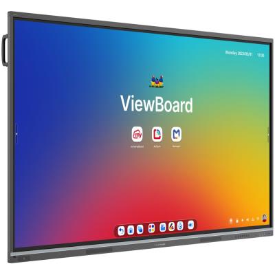 ViewSonic dotykový panel IFP8651 4K 86" Android 14 EDLA, 50 Multi touch,400nits,16G RAM/128GB,OPS slot,HDMI,VGA, DP,USB