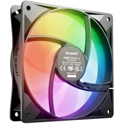 Be quiet! / ventilátor Light Wings LX 120mm PWM Reverse / 120mm ARGB / PWM /  černý