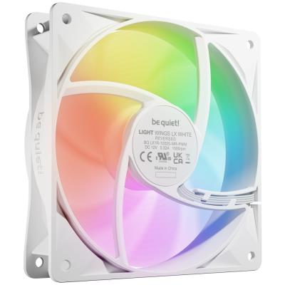 Be quiet! / ventilátor Light Wings LX 120mm PWM Reverse / 120mm ARGB / PWM /  bílý