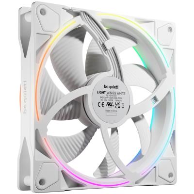 Be quiet! / ventilátor Light Wings 140mm PWM Reverse / 140mm ARGB / PWM / bílý