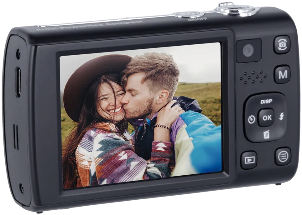 Rollei Powerflex Compact/ 16 MPix/ 5x zoom/ 2,8" LCD/ 5K video/ Černý