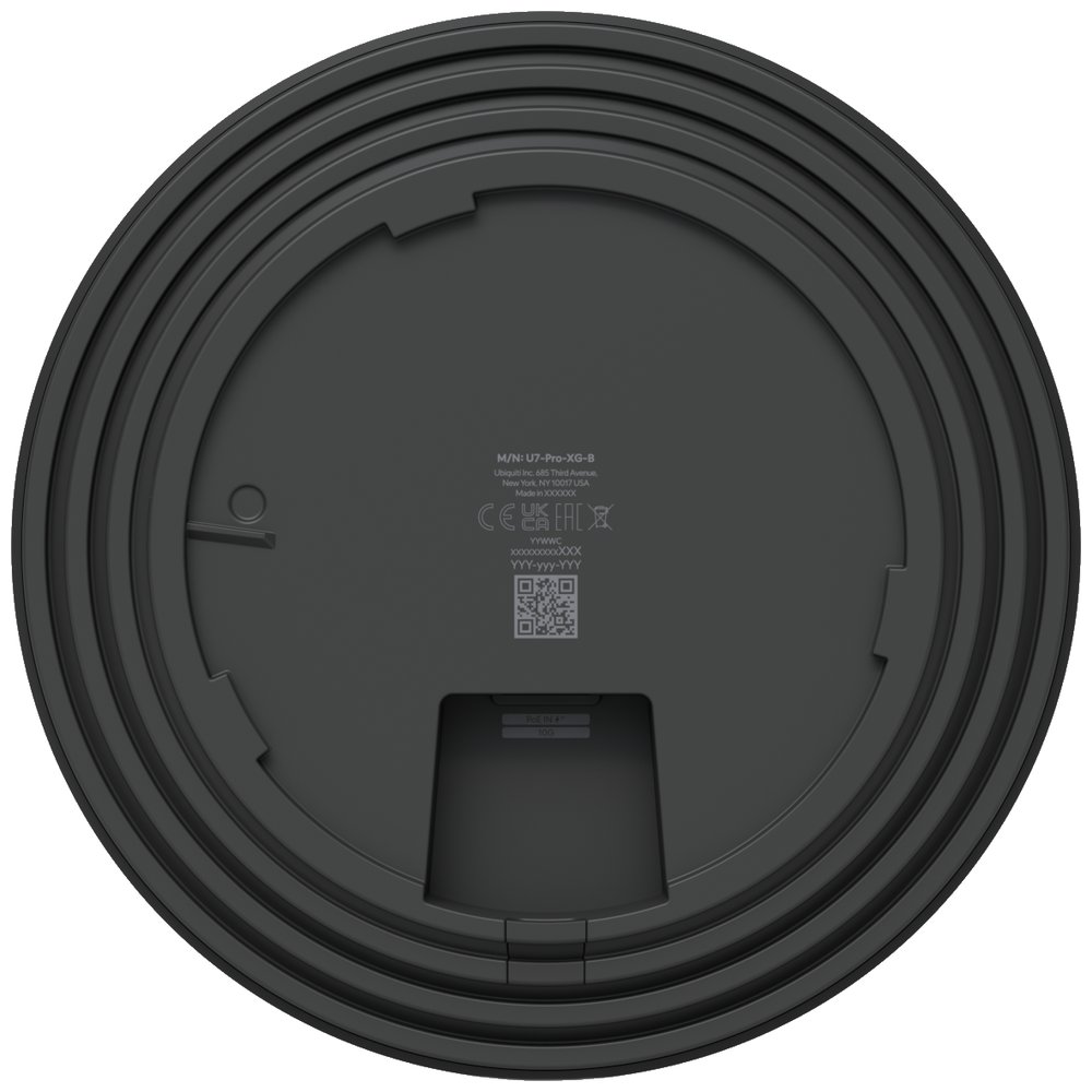 Ubiquiti UniFi U7 Pro XG B - Wi-Fi 7 AP, 2.4/5/6GHz, až 10.8 Gbps, 1x 10GbE, PoE+ (bez PoE injektoru), černá