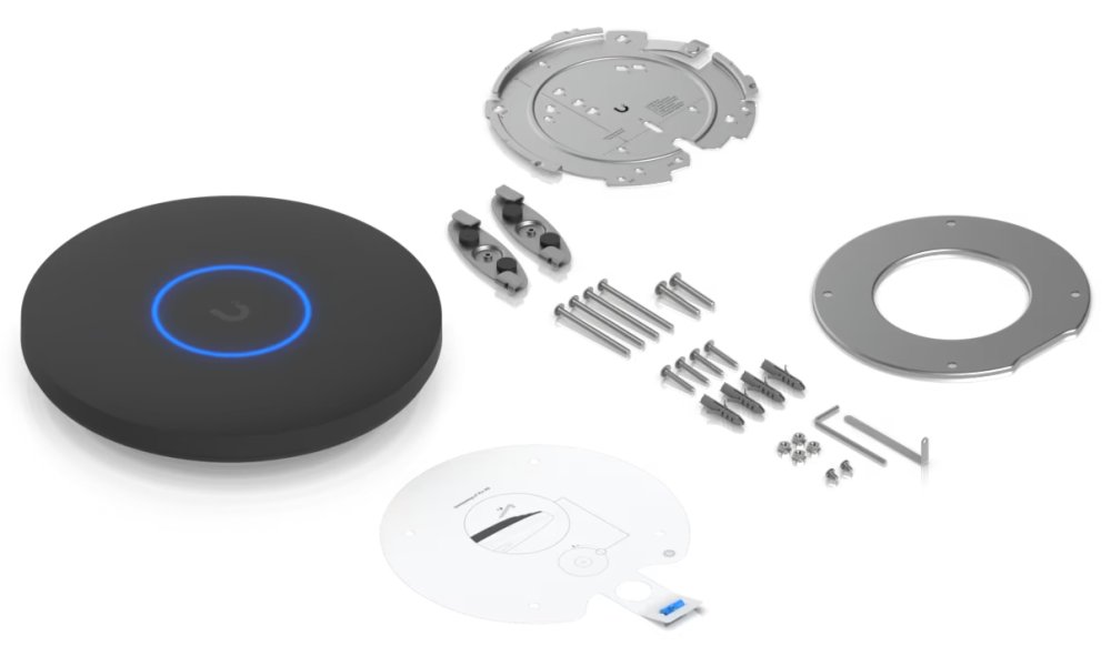 Ubiquiti UniFi U7 Pro XG B - Wi-Fi 7 AP, 2.4/5/6GHz, až 10.8 Gbps, 1x 10GbE, PoE+ (bez PoE injektoru), černá