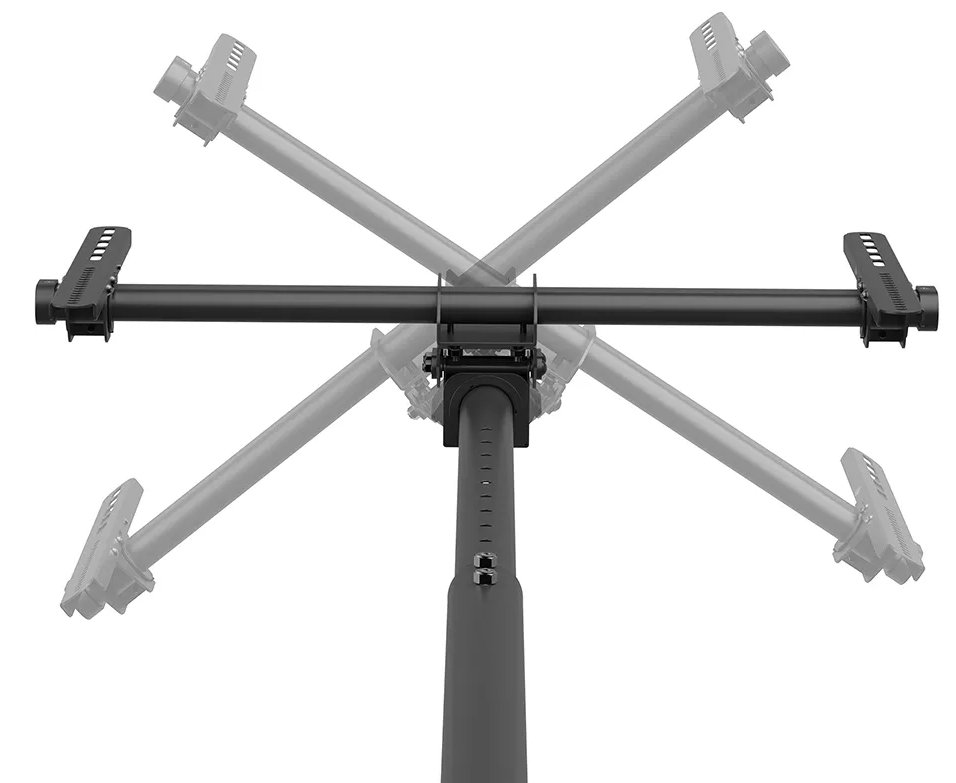 Neomounts CL35-440BL16L  Flat Screen Ceiling Mount (Height: 106-156 cm)