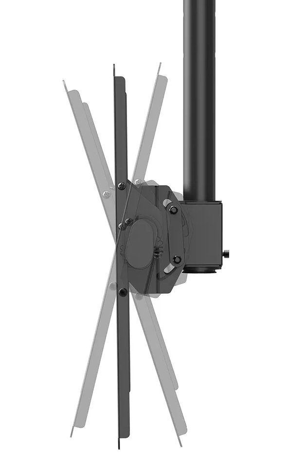 Neomounts CL35-440BL16XL  Flat Screen Ceiling Mount (Height: 250-300 cm)