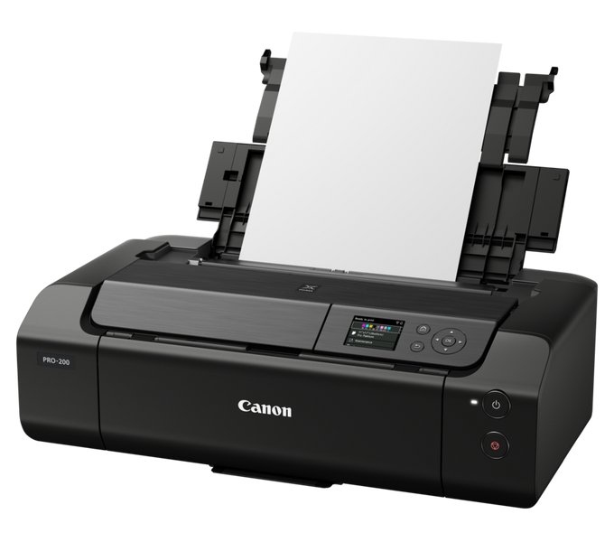 Canon PIXMA Pro-200  / A3/ 4800x2400/ WiFi/  USB/ LAN / 8 barevných náplní / černá