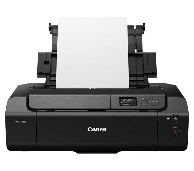 Canon PIXMA Pro-200  / A3/ 4800x2400/ WiFi/  USB/ LAN / 8 barevných náplní / černá