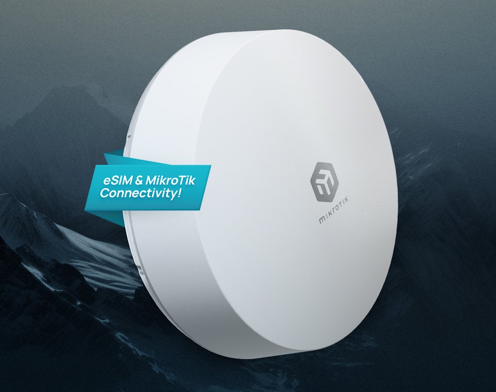 MikroTik ATL 5G R16, 4/5G modem, 4x4 MIMO, SIM slot (eSIM), GbE, PoE+, RouterOS v7 L3