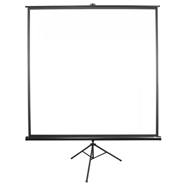POŠKOZENÝ OBAL - ELITE SCREENS plátno mobilní trojnožka 71" (180,3cm)/ 1:1/ 127×127cm/ gain 1.1/ case černý