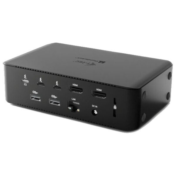 i-tec dokovací stanice Thunderbolt 5 Quattro Display Dock, 2x HDMI, 1x USB-C video, Power Delivery 140W
