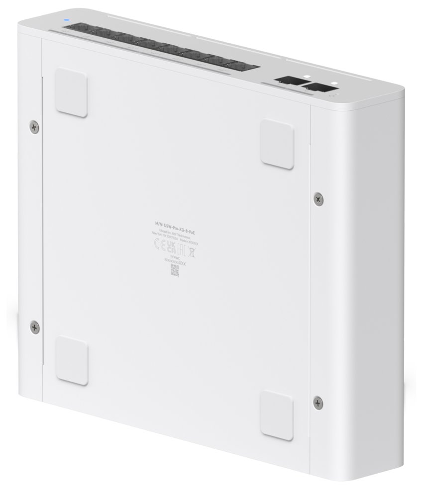Ubiquiti UniFi Switch Pro XG 8 PoE - 8x 10GbE, 2x SFP+, Etherlighting, 8x PoE++ (PoE budget 155W)