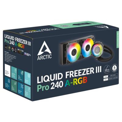 ARCTIC vodní chladič Liquid Freezer III Pro 240 ARGB černý