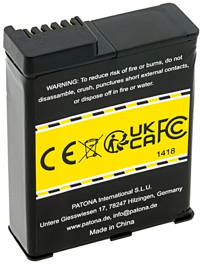 PATONA baterie pro digitální kameru DJI Osmo Action 3 /4 /5 1800mAh Li-Ion 3,85V BCX202